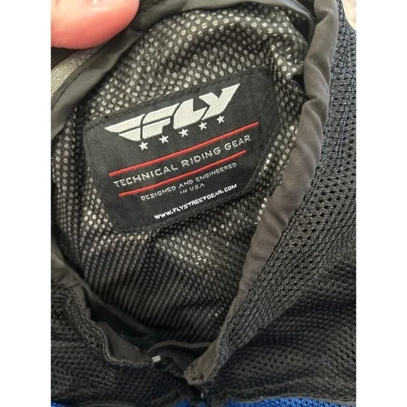 Fly Technical Riding Gear Jacket Blue 2XL - Picture 7 of 10